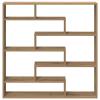 Homgoday 7-Compartment Cube Shelf, Artisan Oak Engineered Wood, Model 860030 view 4