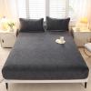 JIANINGHOME Winter Fitted Sheet 200 x 220 cm, Plush and Warm view 2