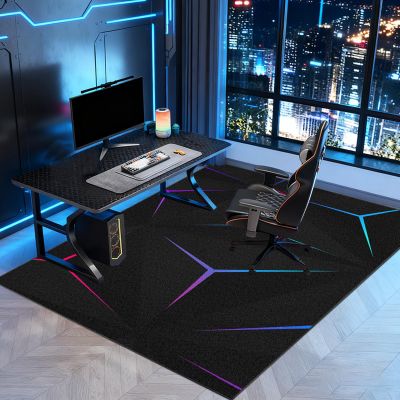 Zteiuqx Non-Slip Gaming Rug, Office Chair Floor Protection Mat, 180 x 200 cm