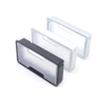 Desk Cable Grommet, 1-Piece 6.3-Inch Plastic Cable Pass-Through Cover, White view 3