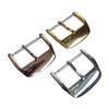 ROUREOX Stainless Steel Watch Buckle Replacement, Polished Vintage T-Shaped Tang Buckle, 18 mm view 3