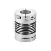 GRASAKY 1pc Bellows Clamp Coupling D65mm L81mm for Servo Motor, Aluminum Alloy, Slotted, Flexible (20×20mm) view 1