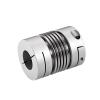GRASAKY 1pc Bellows Clamp Coupling D65mm L81mm for Servo Motor, Aluminum Alloy, Slotted, Flexible (20×20mm) view 2