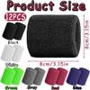 Cerkkapo 12-Piece Wrist Sweatbands for Women and Men view 2