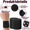 Cerkkapo 12-Piece Wrist Sweatbands for Women and Men view 3