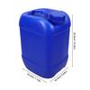 DEARMAMY 2 Stackable 5L Plastic Water Jugs with Lids and Graduated Scale view 2