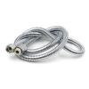 High-Pressure Stainless Steel Shower Hose, 1.5 m/2 m, Black/Silver view 4