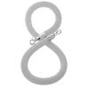 Twisted Queue Line Barrier Rope, 2 3 m Crowd Control, Indoor and Outdoor Divider, 1.7 m Length, Available in 9 Stylish Colors view 1