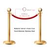 Twisted Queue Line Barrier Rope, 2 3 m Crowd Control, Indoor and Outdoor Divider, 1.7 m Length, Available in 9 Stylish Colors view 3