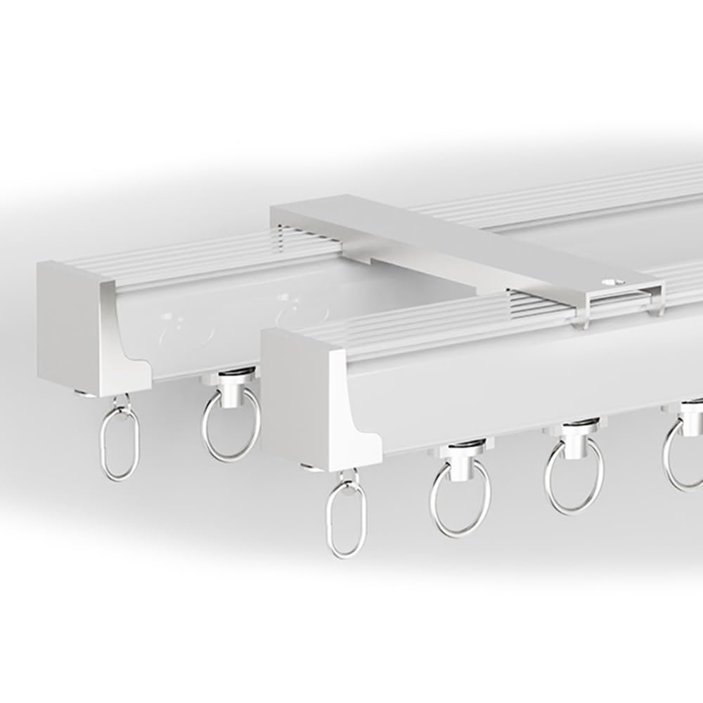 Durable Double Curtain Track, 1 m