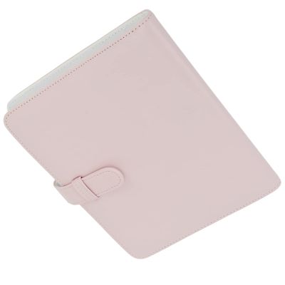 Tomantery PU Leather Photo Album with 256 Pockets, Lightweight 3-Inch Photo Storage Book for Instant Camera Fans, Pink