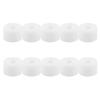 Toyvian 10-Piece White PU Shock Absorber Bushings for Roller Skates and Skateboards view 1