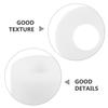 Toyvian 10-Piece White PU Shock Absorber Bushings for Roller Skates and Skateboards view 3