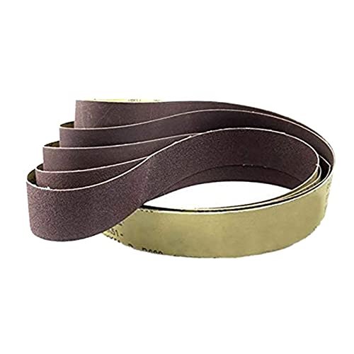 10-Piece 1220 × 50 mm Sanding Belts for Belt Sanders, 600 Grit