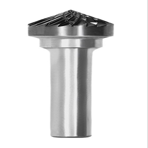 1 pc 6 mm Shank Solid Carbide Type K Rotary Cylindrical Grinding Tool for Metal and Plastic, for Bench Drills (KX1206M06)