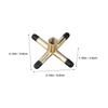 ULTECHNOVO 4-Piece Billiards Cue Bridge Heads view 2