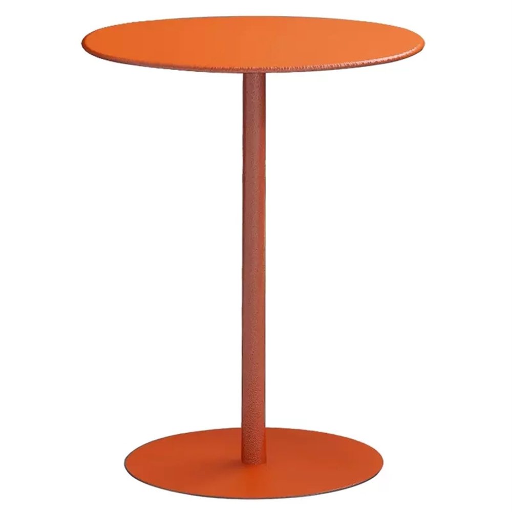 Round Metal Bistro Table for Indoor and Outdoor Use