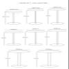Round Metal Bistro Table for Indoor and Outdoor Use view 3