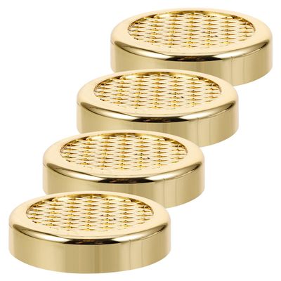 WRITWAA 4-Piece Round ABS Cigar Humidifier Case with Sponge