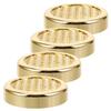 WRITWAA 4-Piece Round ABS Cigar Humidifier Case with Sponge view 1