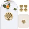 WRITWAA 4-Piece Round ABS Cigar Humidifier Case with Sponge view 3