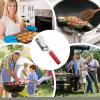 Stainless Steel Grill Tongs with Nonstick Spatula for Heavy-Duty Use view 4