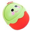 Homoyoyo Small Red Desktop Trash Can with Decorative Flip Lid view 1
