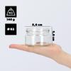 KADAX Set of 10 250 ml Canning Jars, TO82, with Screw Lids view 3