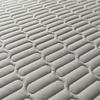 Zippered Quilted Mattress Protector, Washable, Gray, 135 x 190 + 15 cm view 3