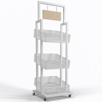 WQZzjm 3-Tier Sales Display Rack with Wheels