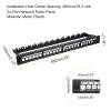 QUARKZMAN 2-Pack 1U Blank Keystone 24-Port Network Patch Panel view 2