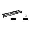 QUARKZMAN 2-Pack 1U Blank Keystone 24-Port Network Patch Panel view 3
