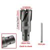 1 pc. 12–65 mm Carbide Annular Cutter, 18 mm Quick-Change Shank, 35 mm Cutting Depth, for Magnetic Drills view 2