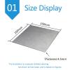 TA1 Metal Plate, 10 cm x 10 cm, 3.5 mm Thick, Lightweight Alloy for Machined Parts (4.5 mm Thick) view 2