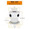 1/2 pcs. 20T/22T MXL Timing Pulley, 2.032 mm Pitch, 5/6/6.35/7/8 mm Bore, for 6/10/15 mm Belts, 3D Printer Parts (20T, 6 mm Bore, 1 pc., 6 mm Belt) view 3