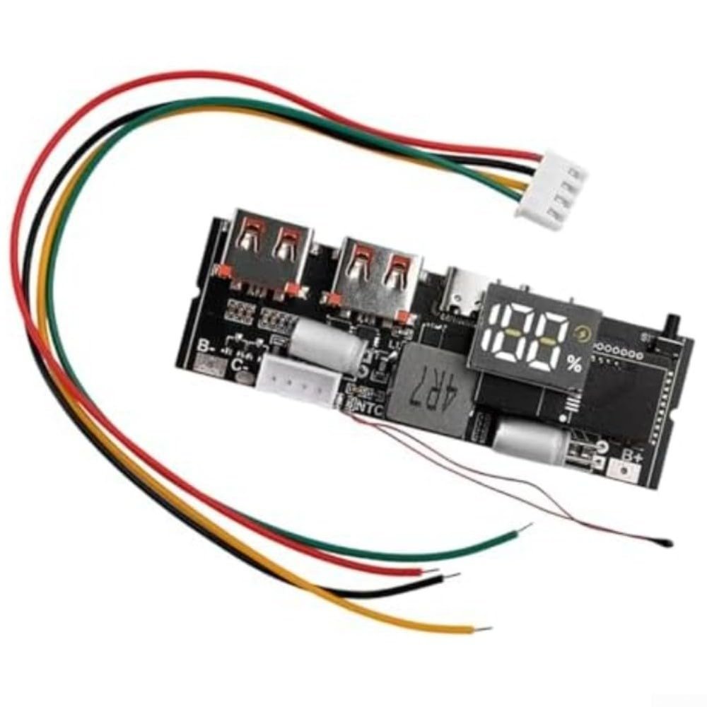 3S 4S 5S 65W 100W Power Bank Module PCB with Charging, Comprehensive Safety Protection and Low-Ripple Output (5S 100W)