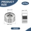 QUARKZMAN 4-Pack 693ZZ Deep Groove Ball Bearings, 3 x 8 x 4 mm, ABEC-5 view 2