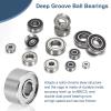 QUARKZMAN 4-Pack 693ZZ Deep Groove Ball Bearings, 3 x 8 x 4 mm, ABEC-5 view 4