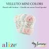 ALIZE Velluto Mini Colors 8117, 100 g Premium Chenille Yarn with mySearose Label view 4