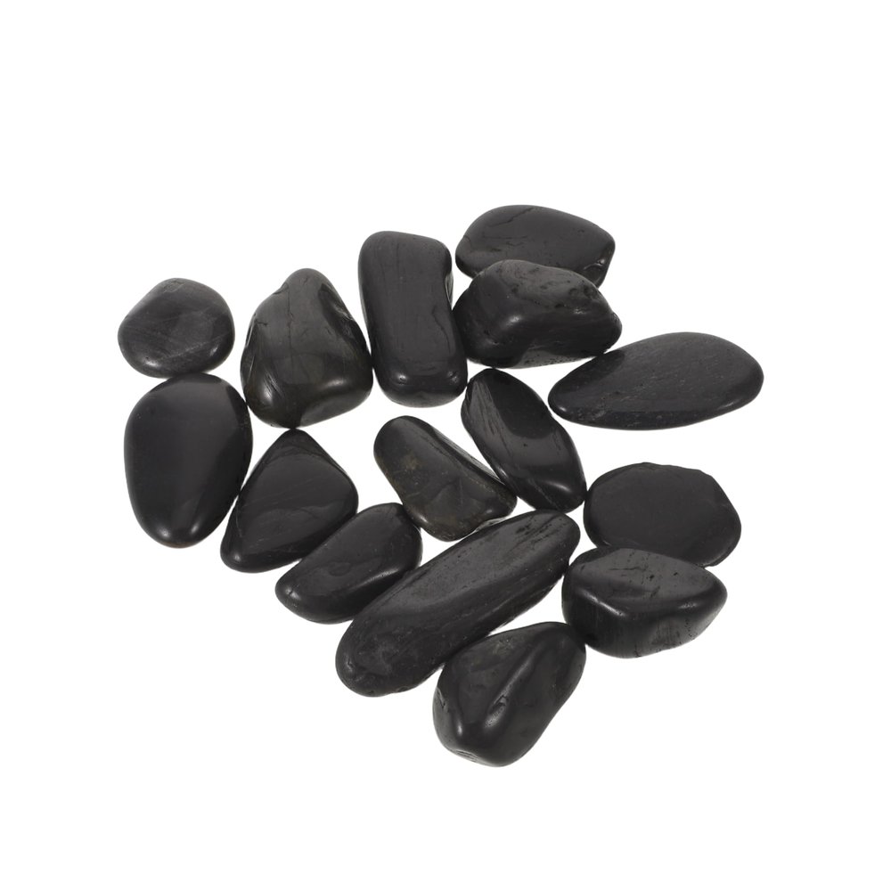 ZUNOXAZ Natural Black Cooking Stones, Heat-Resistant