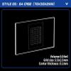 Glass Slide for Plankton Counting, 0.04 ml/0.1 ml/0.4 ml/1 ml, High Transmittance for Accurate Ascaris Egg Counting, 1 Piece (2.5 x 2.5 x 0.1 mm, 0.04 ml) view 2