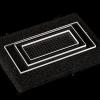 Glass Slide for Plankton Counting, 0.04 ml/0.1 ml/0.4 ml/1 ml, High Transmittance for Accurate Ascaris Egg Counting, 1 Piece (2.5 x 2.5 x 0.1 mm, 0.04 ml) view 4