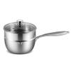 TREWQ 24 cm Milk Pot with Lid, 316 Stainless Steel Soup Pot with Steamer view 1
