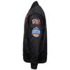 Mitchell & Ness NBA Blackout Heavyweight Satin Jacket | Chicago Bulls | Size XL, Black view 4