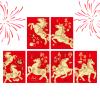 Red Money Envelopes, 6 Pieces – Design view 1