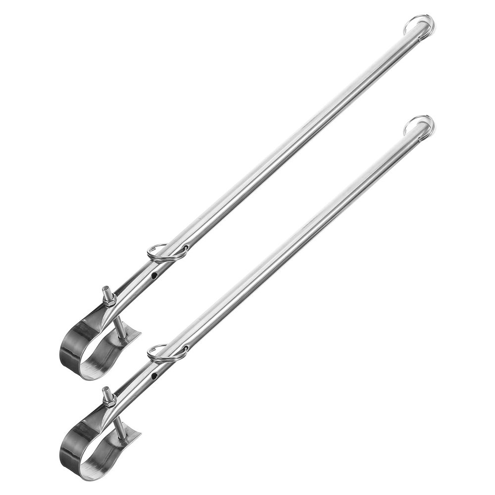 BCOATH Stainless Steel Flagpoles for Boats, 2-Pack