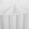 Homoyoyo 2-Piece Folding White Cardboard Cake Stand Set, Round Roman-Style Pedestals for Parties, Weddings, Birthdays, Table Decor and Displays view 3
