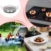 Stainless Steel Nonstick Frying Pan with Two Handles and Lid view 2