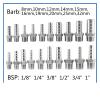 1 pc. 304 Stainless Steel 3/4" BSPT Male Threaded Hose/Water Pipe Reducer, 15 mm view 2