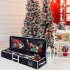 Large Christmas Gift Wrapping Paper Storage Bag with Zipper, Handles, Straps and Compartments view 2